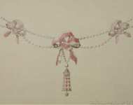 Design of a Dress Decoration with Pearls Rubies and Cut Diamonds - Hermitage